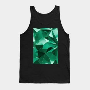 Jewel Pattern - Green Emerald, for a bit of luxury in your life! #6 Tank Top